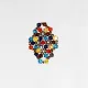Symphony - Brooch Rhombus S Xochitl - 1